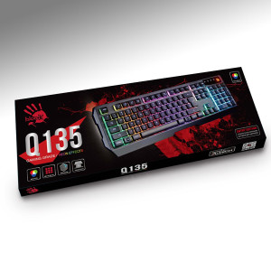 Геймърска клавиатура A4tech Bloody Illuminate Neon Q135, Подсветка, кирилизирана