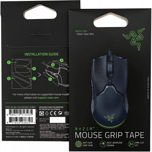 Лепенки Razer - Grip Tape, за мишка Razer Viper Mini