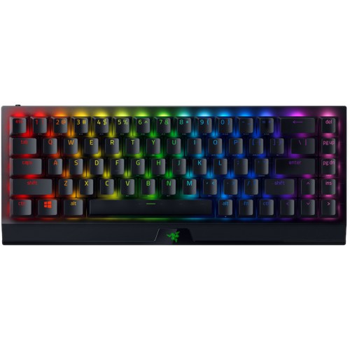 Механична клавиатура Razer - BlackWidow V3 Mini, Yellow,RGB,черна Phantom Pudding Keycap
