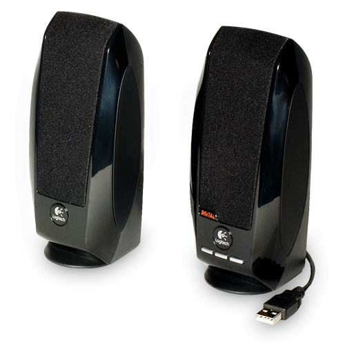 Speakers Logitech S150, 2.0, 1.2W, USB, black