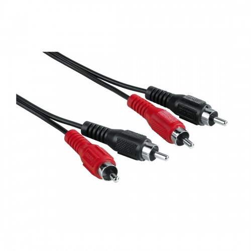 Аудио кабел HAMA, 2 x Чинч мъжко - 2 x Чинч мъжко, 5м, Черен