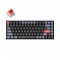 Безжична механична клавиатура Keychron K2 Pro, RGB Hot-Swappable с пластмасова рамка - Red суичове