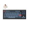 Mechanical Keyboard Keychron V3 Max QMK, Carbon Black, Gateron Jupiter Brown Switch, RGB Backlight