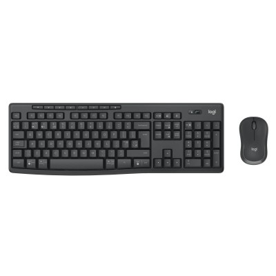 Kомплект безжични клавиатура с мишка Logitech MK370, Bluetooth, Черен