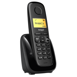 Безжичен DECT телефон Gigaset A280 - Черен
