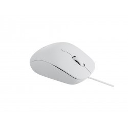 Жична безшумна мишка RAPOO N500 Silent - White