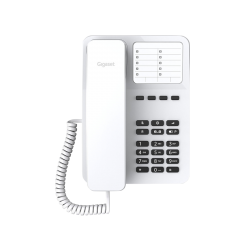 Стационарен телефон Gigaset DESK 400 - Бял