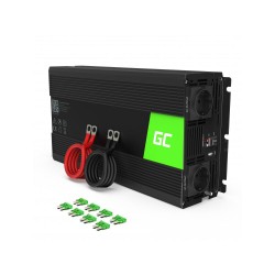 Инвертор GREEN CELL, 24/220V,  DC/AC, 1500W/3000W, Модифицирана синусоида