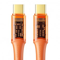 Mcdodo USB-C to USB-C Cable 100W (CA-2113) - кабел с бързо зареждане за устройства с USB-C порт (180 см) (оранжев)