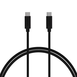 Choetech USB-C to USB-C Cable 60W - здрав кабел с бързо зареждане за устройства с USB-C порт (100 см) (черен) (bulk)