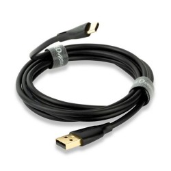 Кабел QED Connect USB C(M)-A(M) - 1.5м